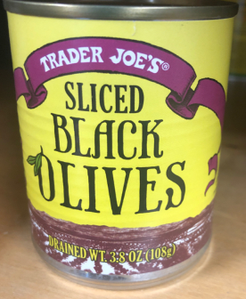 Trader Joe's Sliced Black Olives 3.8 oz