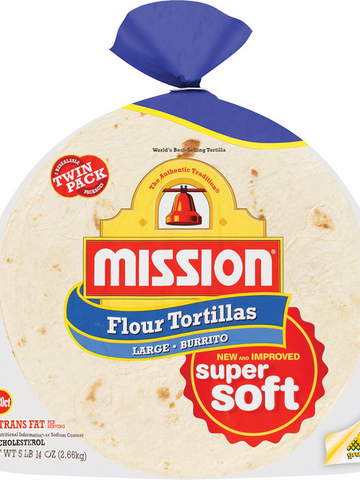 Mission 10" Flour Tortillas, 40 ct