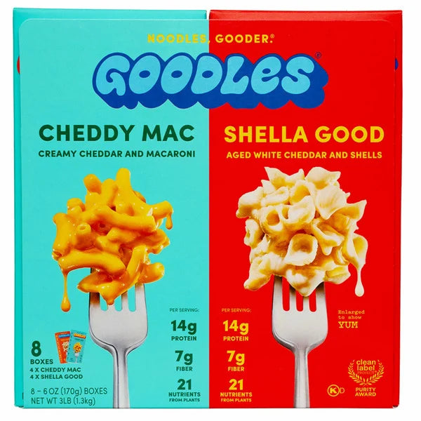 Goodles Mac & Cheese Variety Pack 6 oz, 8-count