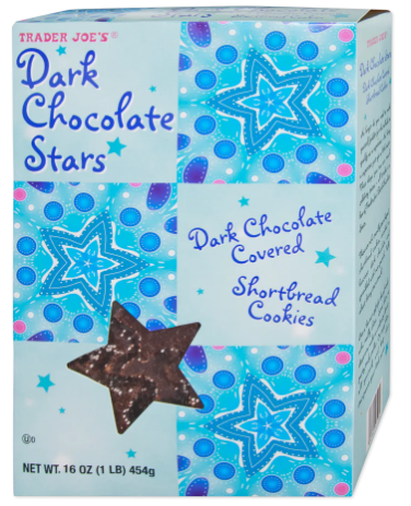 Trader Joe's Dark Chocolate Stars 16 oz