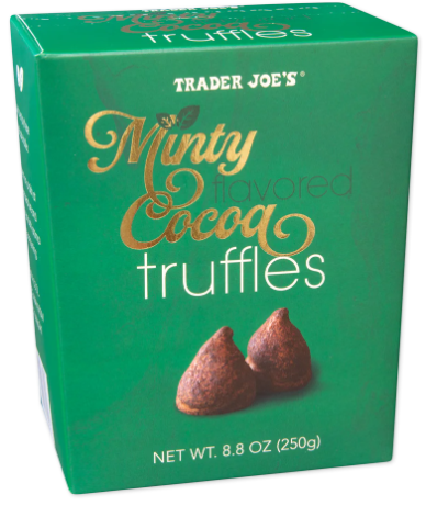 Trader Joe's Minty Flavored Cocoa Truffles 8.8 oz