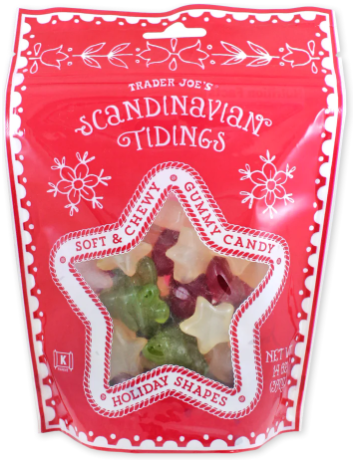 Trader Joe's Scandinavian Tidings Gummy Candy 14 oz