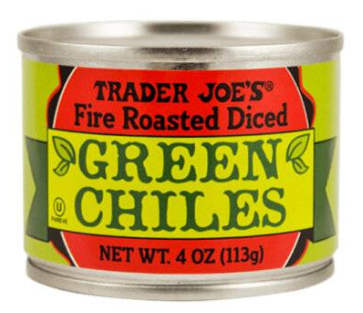 Trader Joe's Fire Roasted Diced Green Chile 4 oz