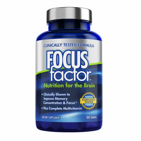 FOCUSfactor Dietary Supplement Tablet, 180 ct