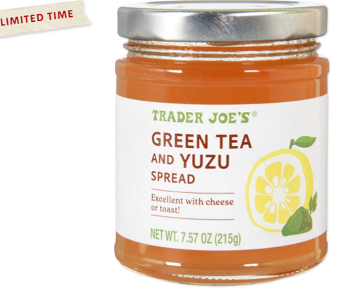 Trader Joe's Green Tea and Yuzu Spread 7.57 oz