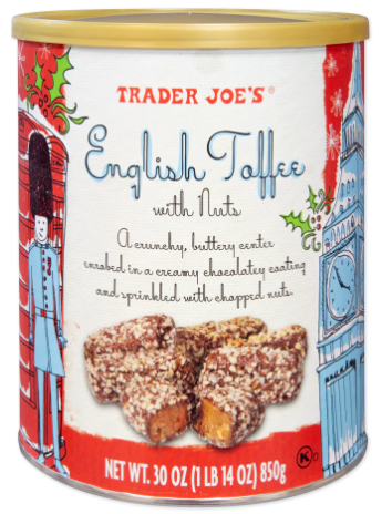 Trader Joe's English Toffee with Nuts 30 oz