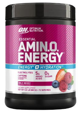 Optimum Nutrition Wild Berry Amin.O. Energy Electrolytes, 1.51 lbs