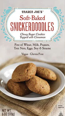 Trader Joe's Gluten Free Snickerdoodles cookies 6 oz