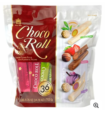 I-Mei Choco Roll Variety Pack, 24.76 oz