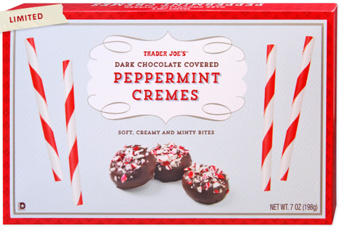 Trader Joe's Dark Chocolate Covered Peppermint Cremes 7 oz