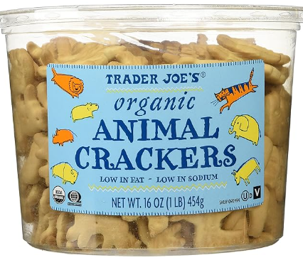 Trader Joe's Organic Animal Crackers 16 oz