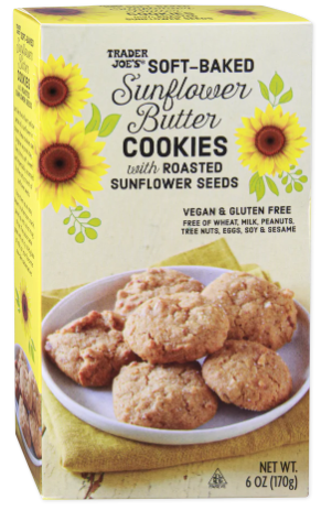 Trader Joe's Soft-Baked Sunflower Butter Cookies 6 oz