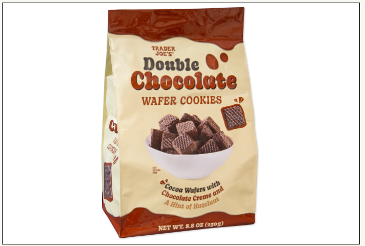 Trader Joe's Double Chocolate Wafer Cookies 8.82 oz