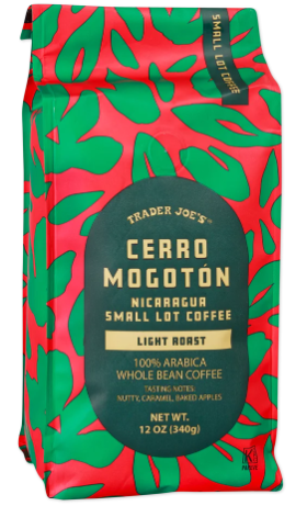 Trader Joe's Cerro Mogotón Nicaragua Small Lot Coffee 12 oz