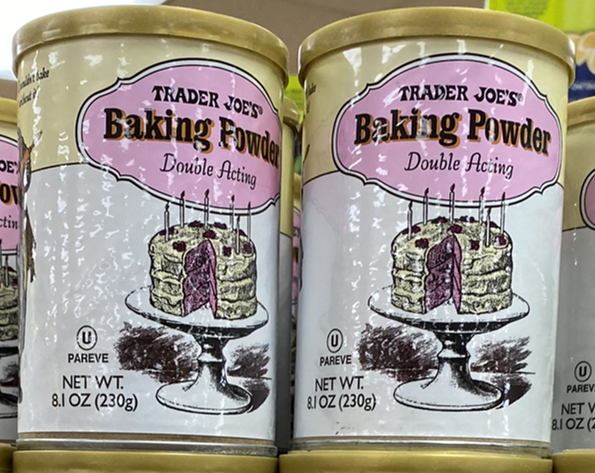 Trader Joe's Baking Powder Double Acting 8.1 oz