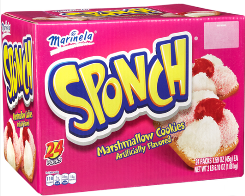 Costco Marinela Sponch Marshmallow Cookies, 24 ct