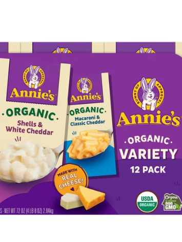 Organic Annie's Mac & Cheese Variety, 12 x 6 oz
