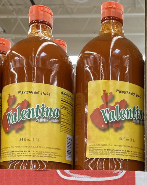 Valentina Mexican Hot Sauce 34 oz