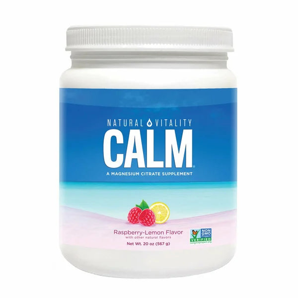 Natural Vitality Calm Magnesium Citrate Powder, 20 Ounces