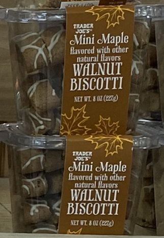 Trader Joe's Mini Maple Walnut Biscotti 8 oz