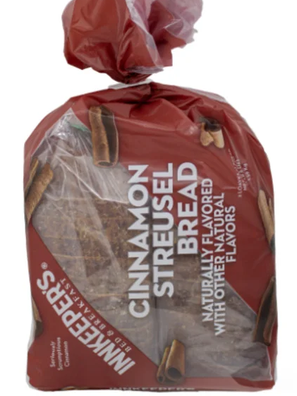 Innkeeper's Cinnamon Streusel Loaves, 2 x 28 oz