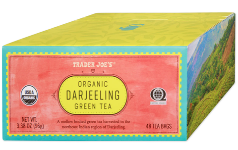 Trader Joe's Organic Darjeeling Green Tea 48 bag