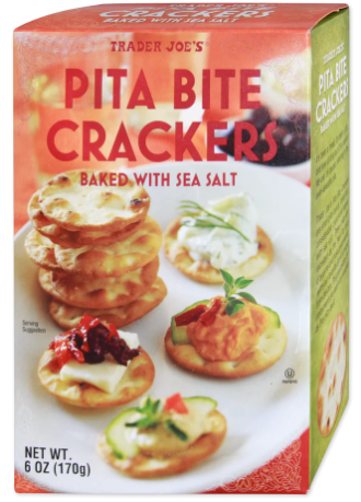 Trader Joe's Pita Bite Crackers 6 oz