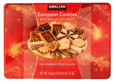 Kirkland Signature European Cookies With Belgian Chocolate, Assortment, 49.4 oz