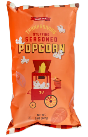 Trader Joe's Thanksgiving Stuffing Seasoned Popcorn 5 oz