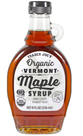 Trader Joe's Organic Vermont Maple Syrup 8 oz