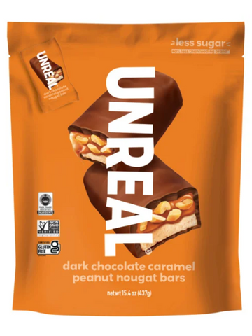 Unreal Dark Chocolate Caramel Peanut Nougat, 15.4 oz