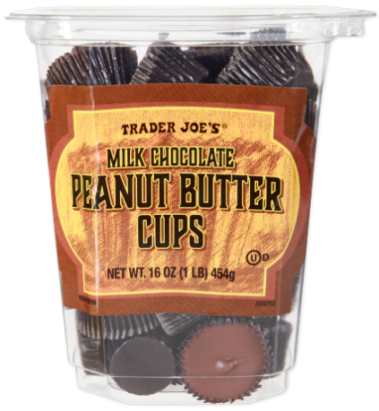 Trader Joe's Milk Chocolate Peanut Butter Cups 16 oz