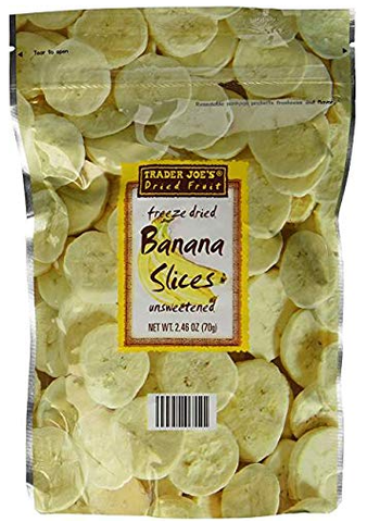 Trader Joe's Freeze Dried Banana Slices 2.46 oz