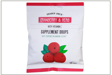 Trader Joe's Cranberry & Herb Supplement Drops 1 bag