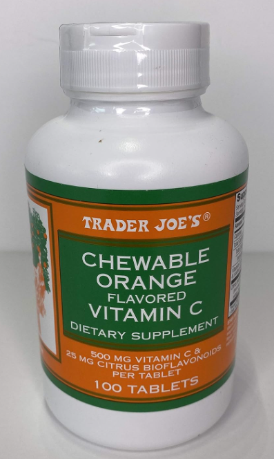 Trader Joe's Chewable Orange Flavored Vitamin C