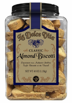 La Dolce Vita Classic Italian Biscotti, 40 oz