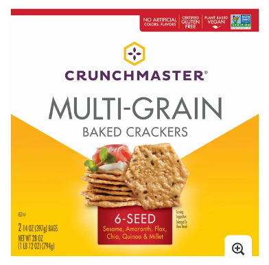 Crunchmaster Multi-Grain Crackers, 28 oz