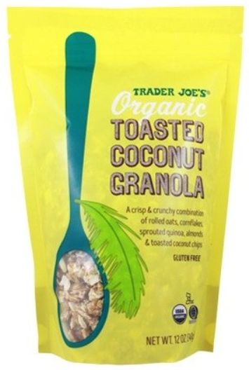 Trader Joe's Organic Toasted Coconut Granola, 12  oz