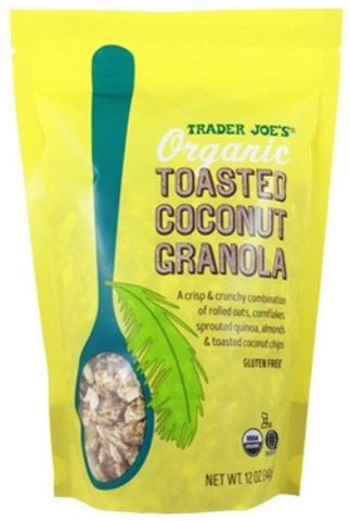 Trader Joe's Organic Toasted Coconut Granola, 12  oz