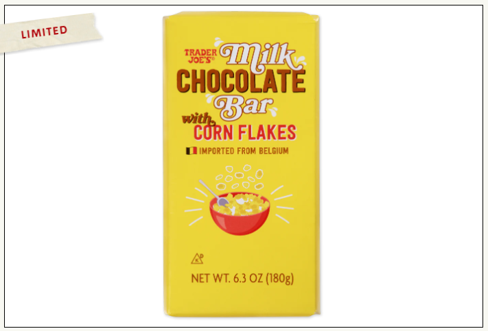 Trader Joe's Milk Chocolate Bar with Corn Flakes 6.3 oz