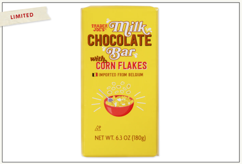 Trader Joe's Milk Chocolate Bar with Corn Flakes 6.3 oz