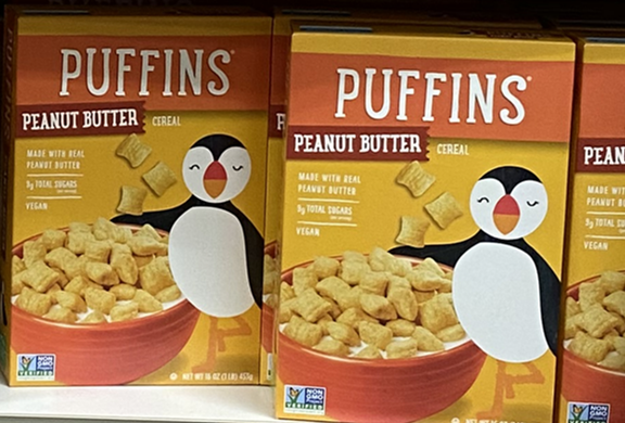 Trader Joe's Puffins Peanut Butter Cereal 16 oz