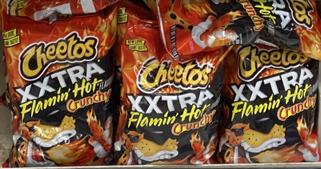 Cheetos Crunchy Cheese Flavored Snacks XXTRA Flamin' Hot Flavored 8.5 Oz