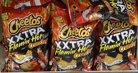 Cheetos Crunchy Cheese Flavored Snacks XXTRA Flamin' Hot Flavored 8.5 Oz