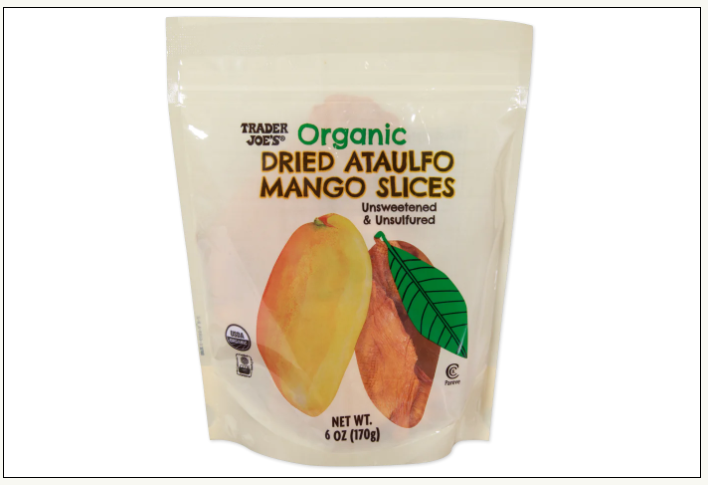 Trader Joe's Organic Dried Ataulfo Mango Slices 6 oz