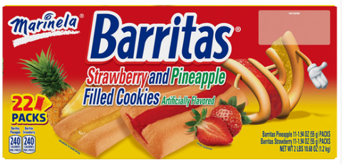 Costco Marinela Barritas Fresa Y Pina, 22 ct