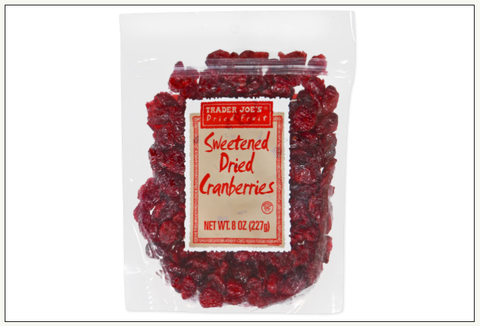 Trader Joe's Sweetened Dried Cranberries 8 oz