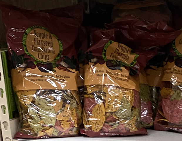 Trader Joe's Veggie & Flaxseed Tortilla Chips 12 oz