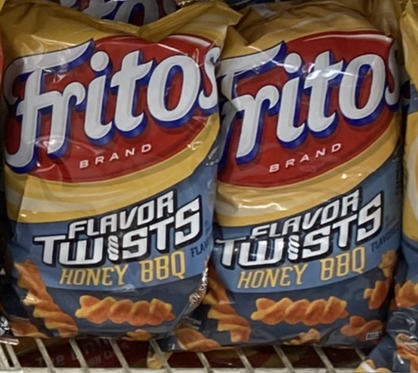 Fritos Twists Honey BBQ Flavored Corn Chips Bag, 9.25 Ounce