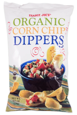 Trader Joe's Organic Corn Chip Dippers 9.75 oz